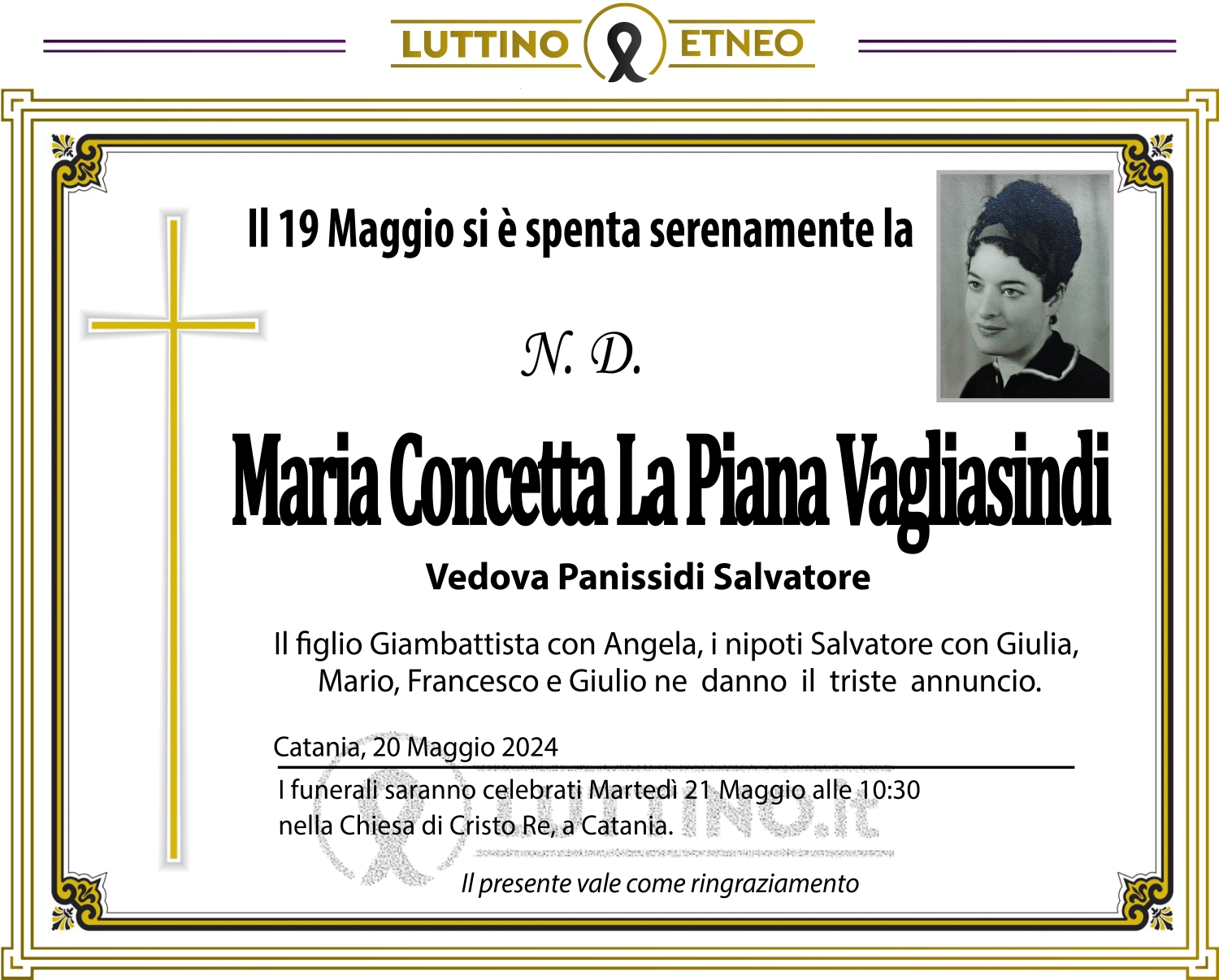 Maria Concetta La Piana Vagliasindi